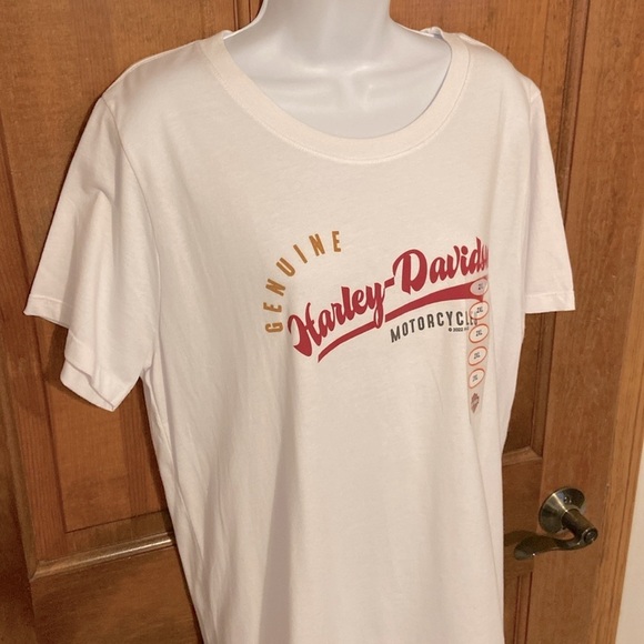 Harley Davidson Short Sleeve Brand New Made in USA from Wausau WI Size 2 XL - Picture 6 of 10